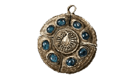 Cerulean Amber Medallion +1