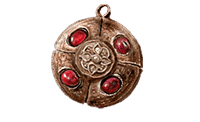 Crimson Amber Medallion