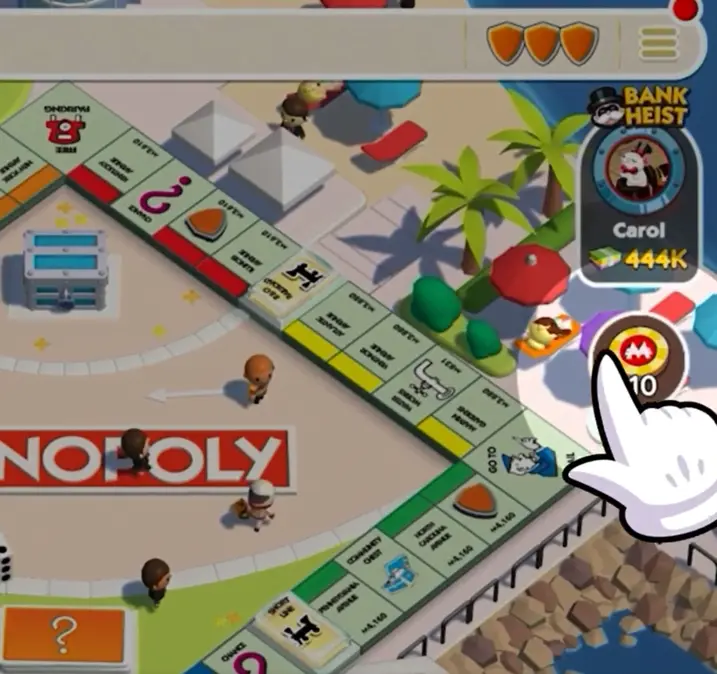 Monopoly Go Rolls Drop Event Entry Icon